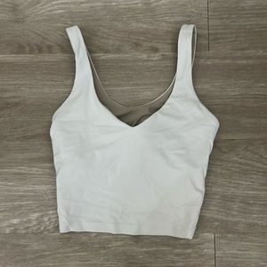 white lululemon align tank